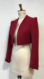 Matadorjacke mit geknöpften Manschetten