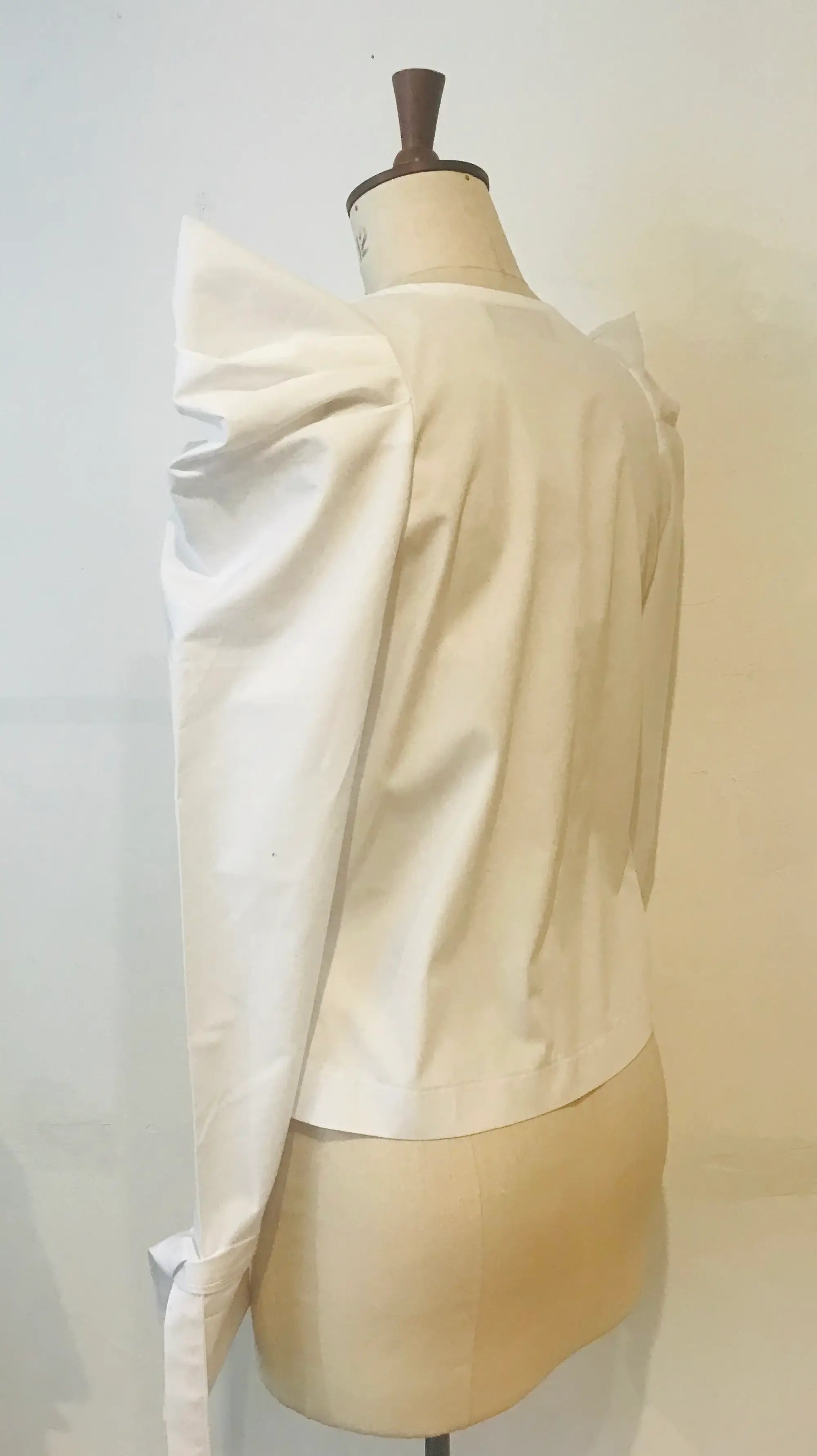 The Double Breasted Fencing Shirt – Cotton with Tie Cuffs & Pearl Buttons