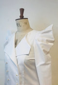 The Double Breasted Fencing Shirt – Cotton with Tie Cuffs & Pearl Buttons