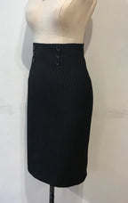 Bleistiftrock mit hoher Taille