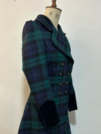 Little Tartan Riding Coat Dress