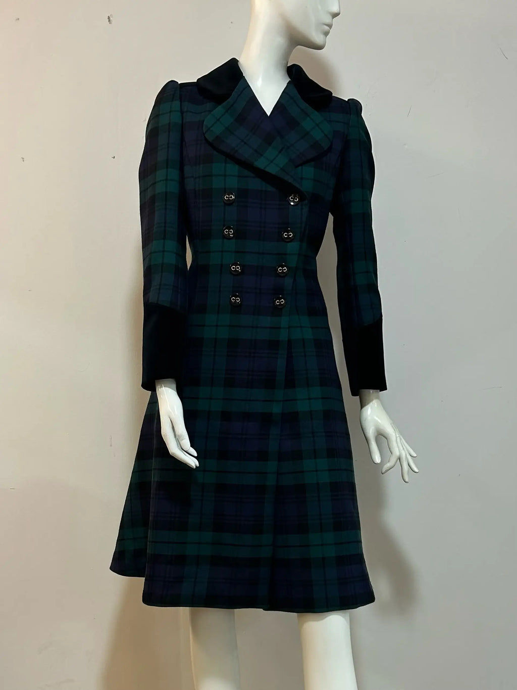 Little Tartan Riding Coat Dress