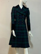 Little Tartan Riding Coat Dress