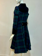 Little Tartan Riding Coat Dress