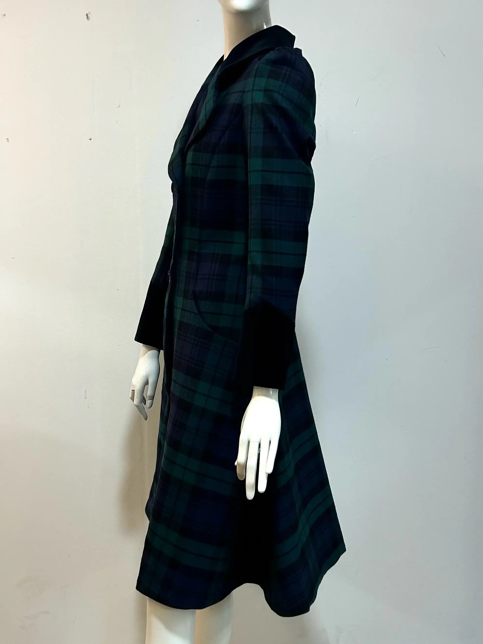 Little Tartan Riding Coat Dress