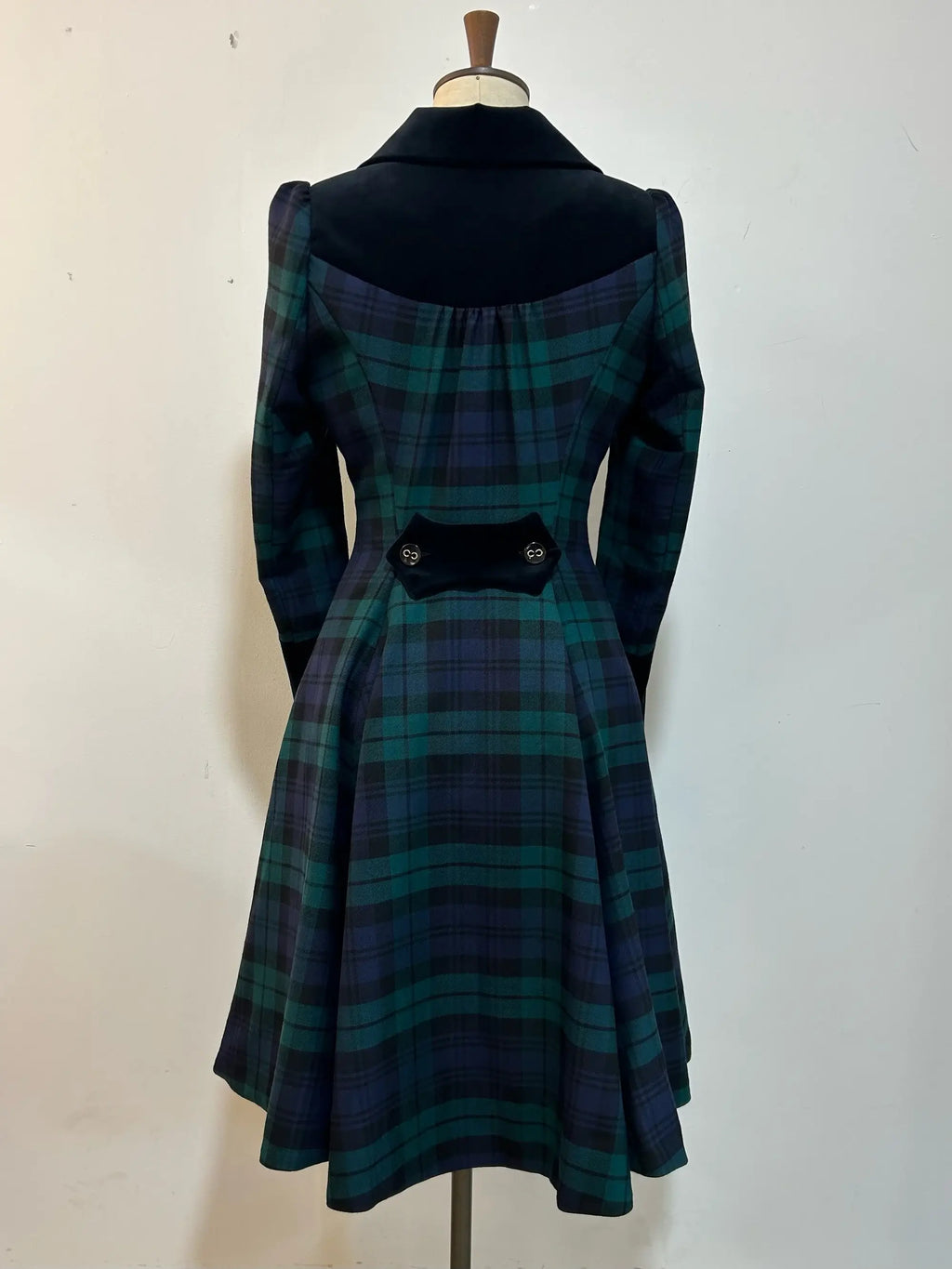 Little Tartan Riding Coat Dress