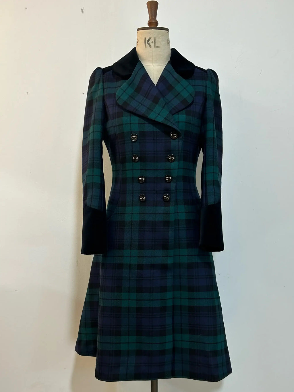 Little Tartan Riding Coat Dress