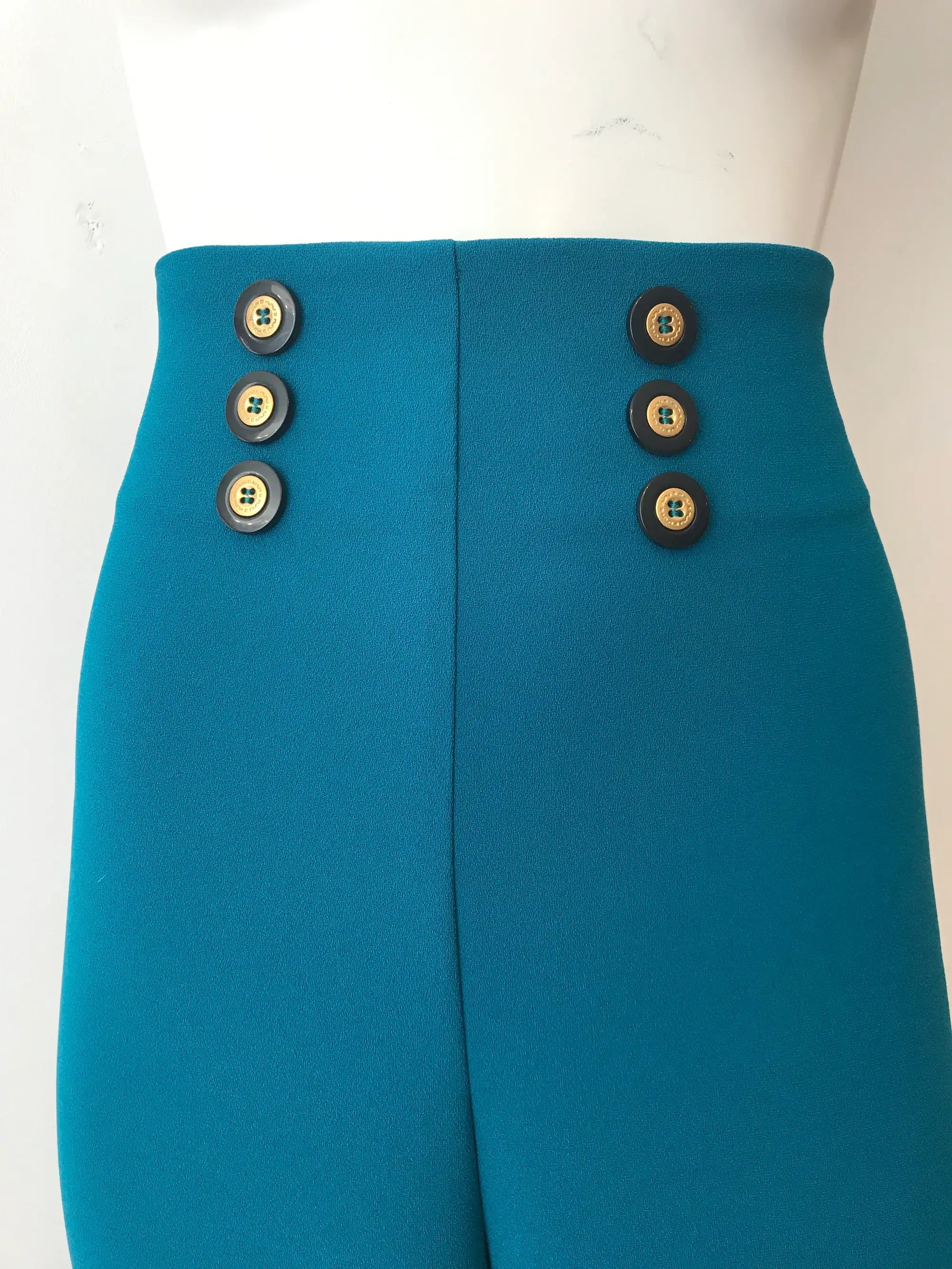High-Waisted Palazzo-Hose