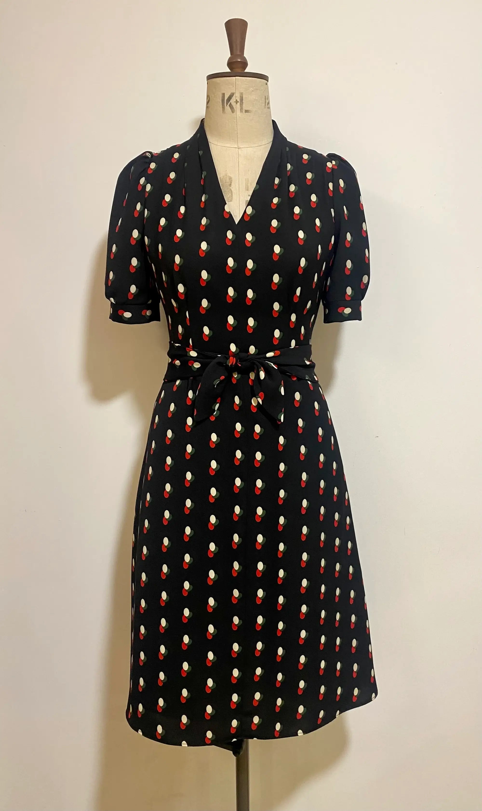 Bedrucktes Madame Dorothy Kleid