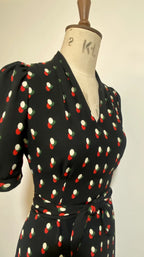 Bedrucktes Madame Dorothy Kleid