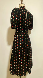 Bedrucktes Madame Dorothy Kleid