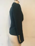 Zoe Jacke – Einreihiger, taillierter Blazer aus Wollmischgewebe