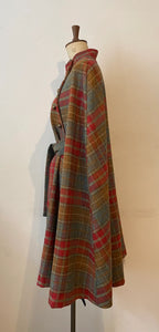 Check Stalker Belted Cape