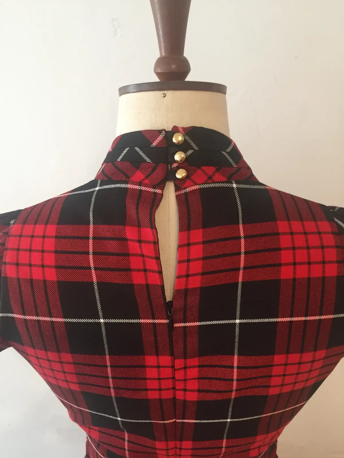Tartan Blitz Waterfall Dress