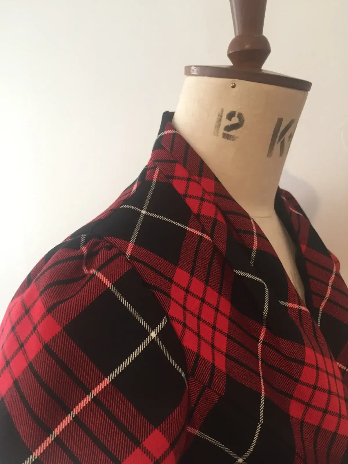 Tartan Blitz Waterfall Dress