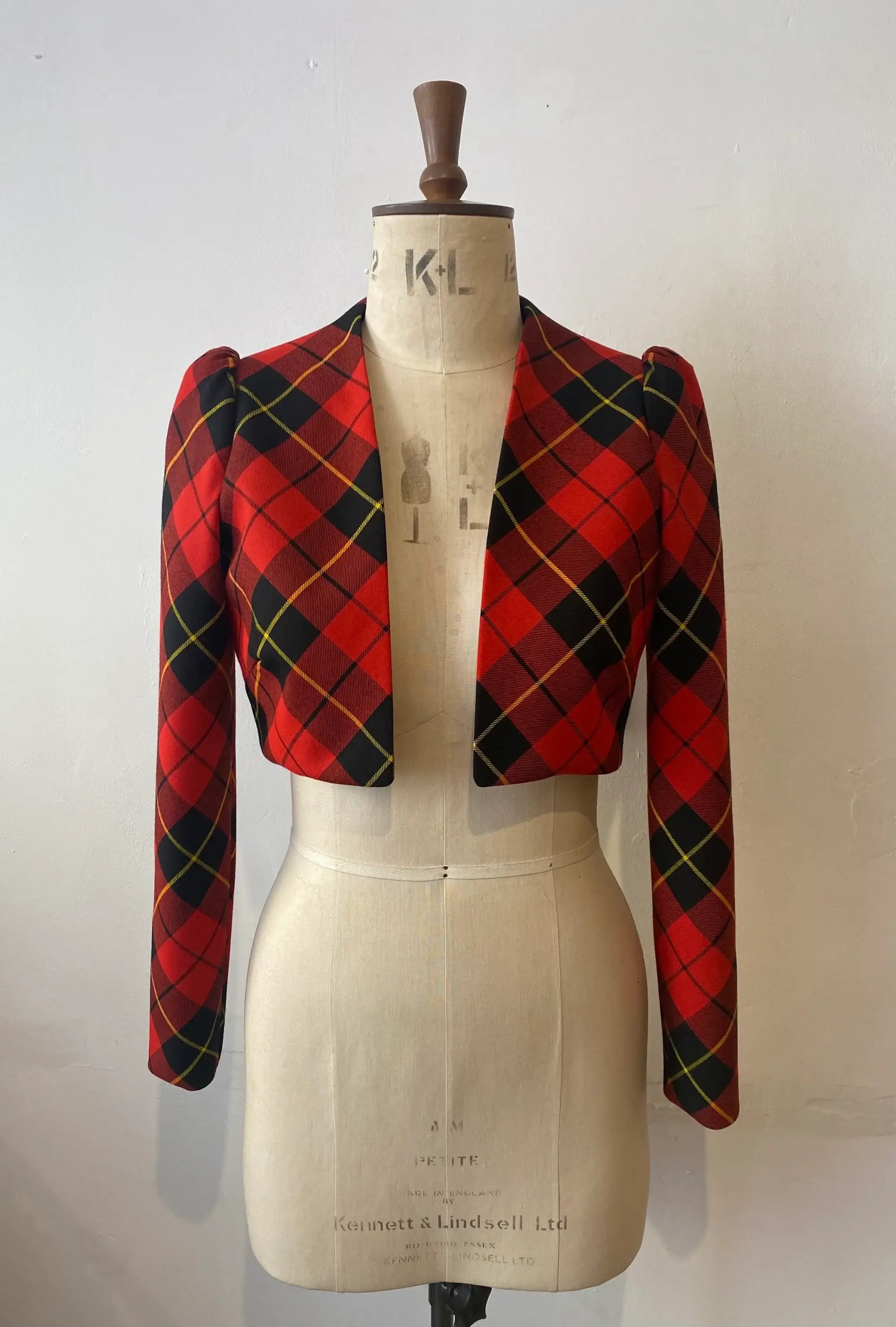 Tartan-Matadorjacke