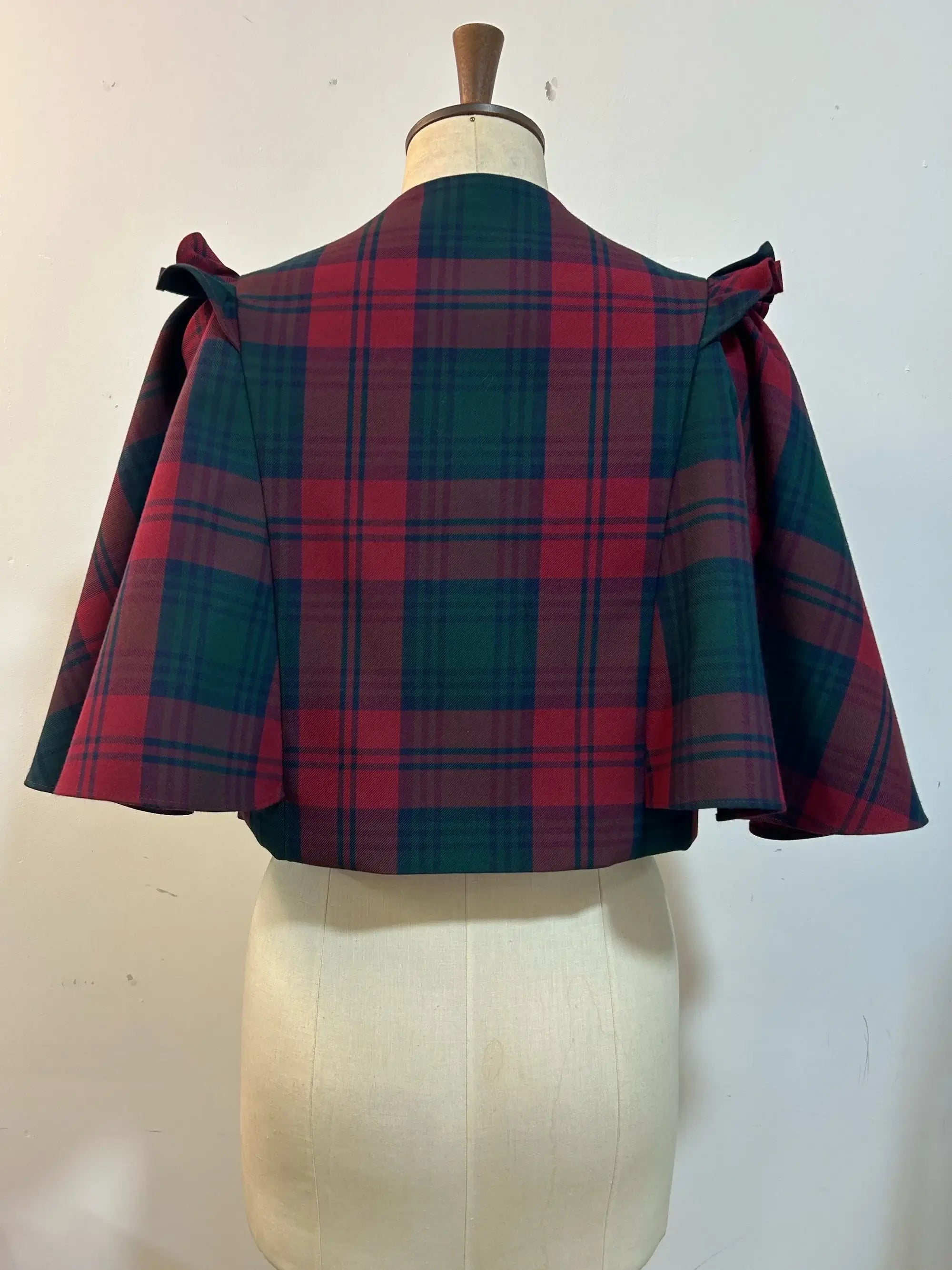 Tartan Shoulder Cape