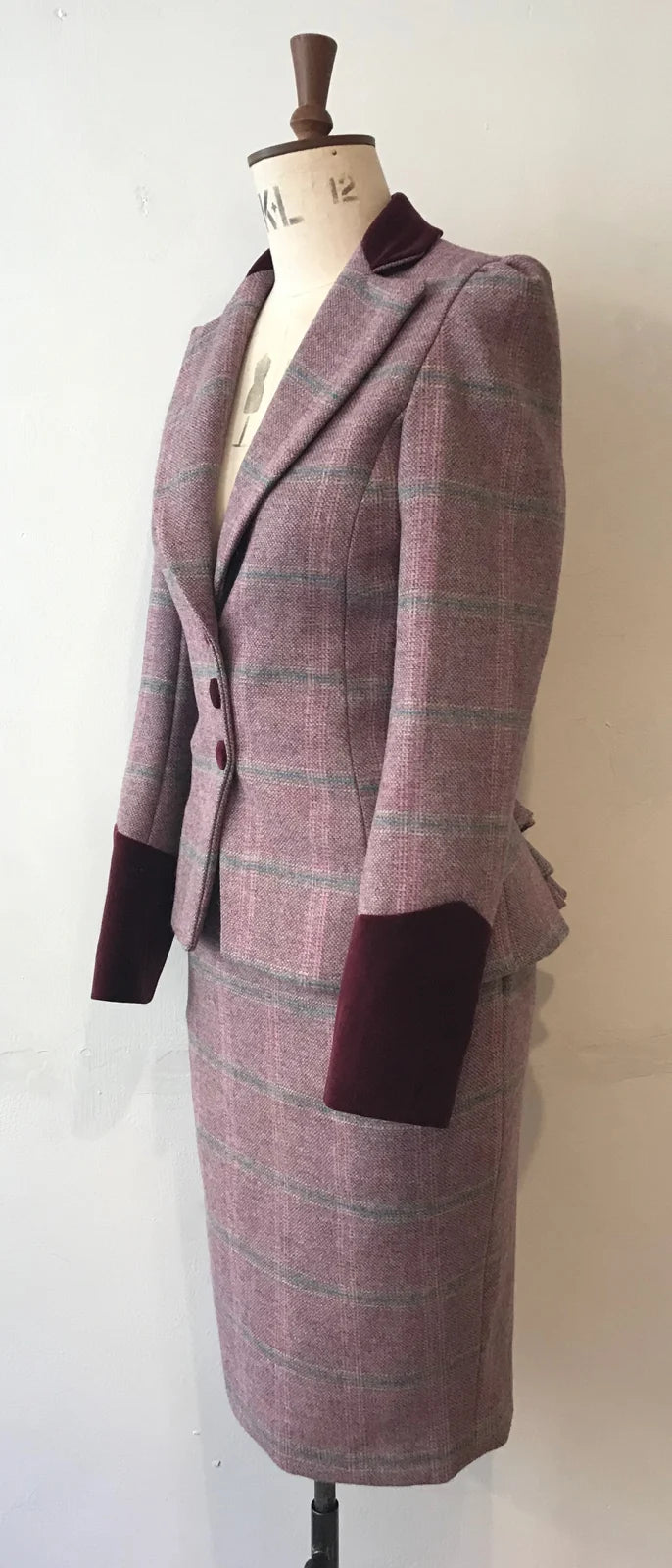 Tweed & Samt Bustle Jacke