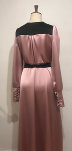 Two tone Esmeralda wrap dress