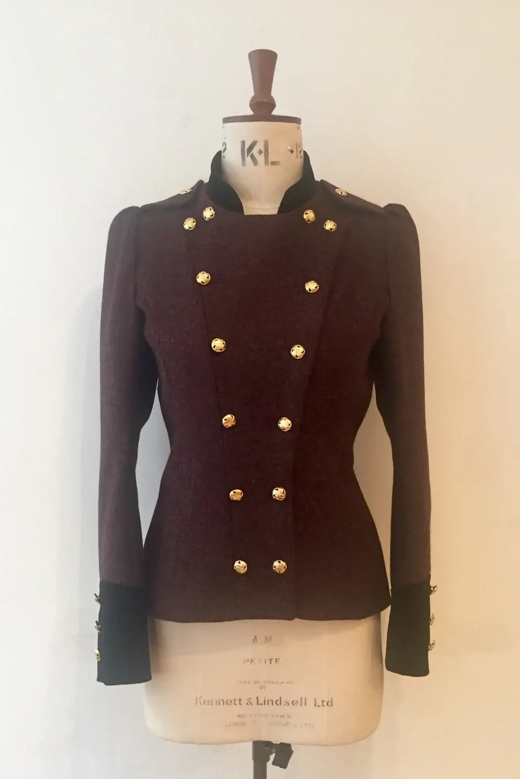Fechtjacke aus Samt und Tweed