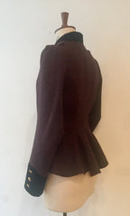 Fechtjacke aus Samt und Tweed
