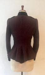 Fechtjacke aus Samt und Tweed