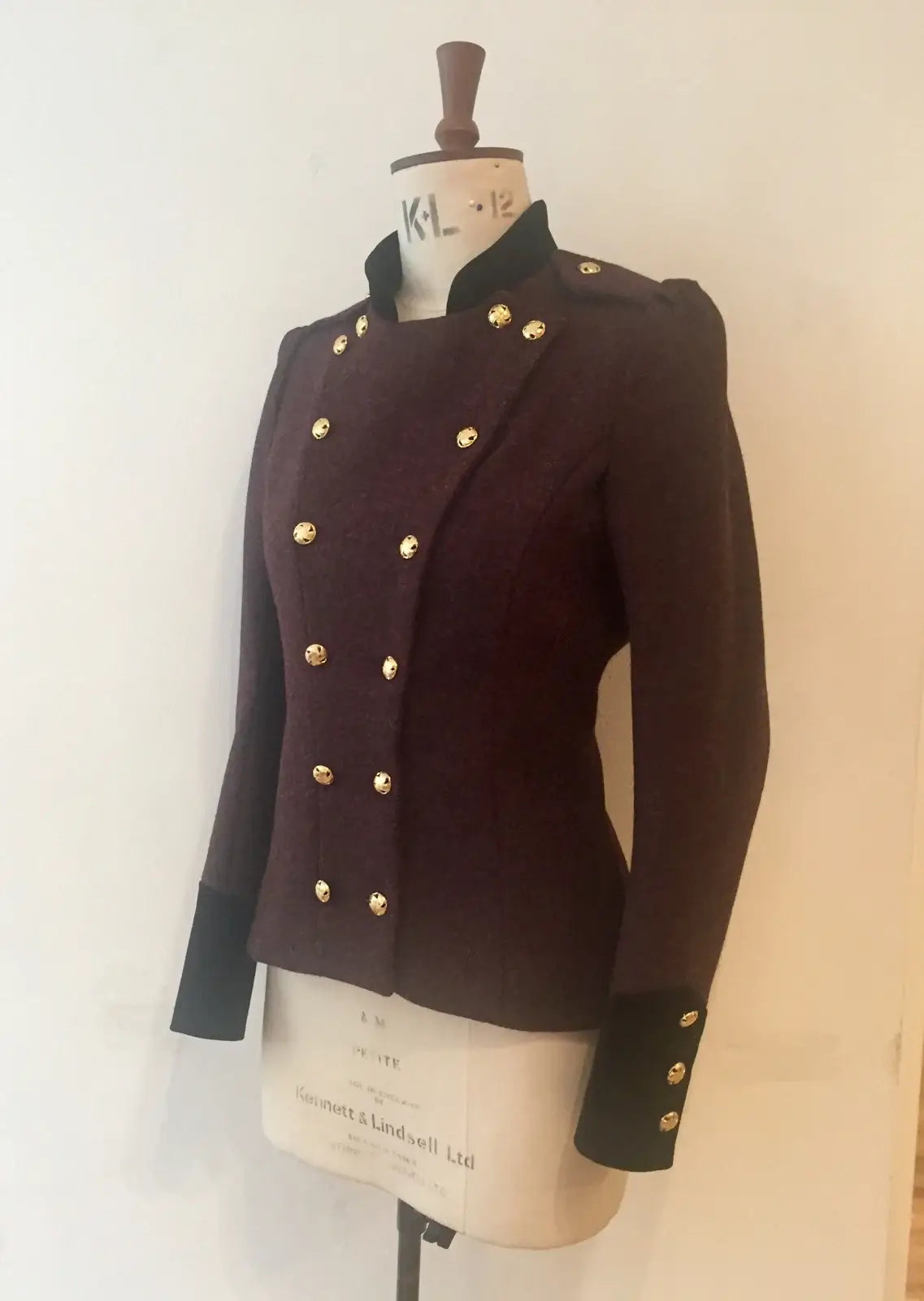 Fechtjacke aus Samt und Tweed