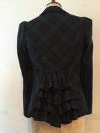 Eliza Bustle Jacket in Tartan