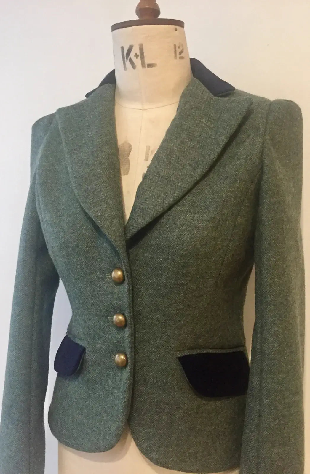 Tweed- und Samtjacke Miss DuPont