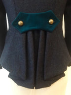 Tweed- und Samtjacke Miss DuPont