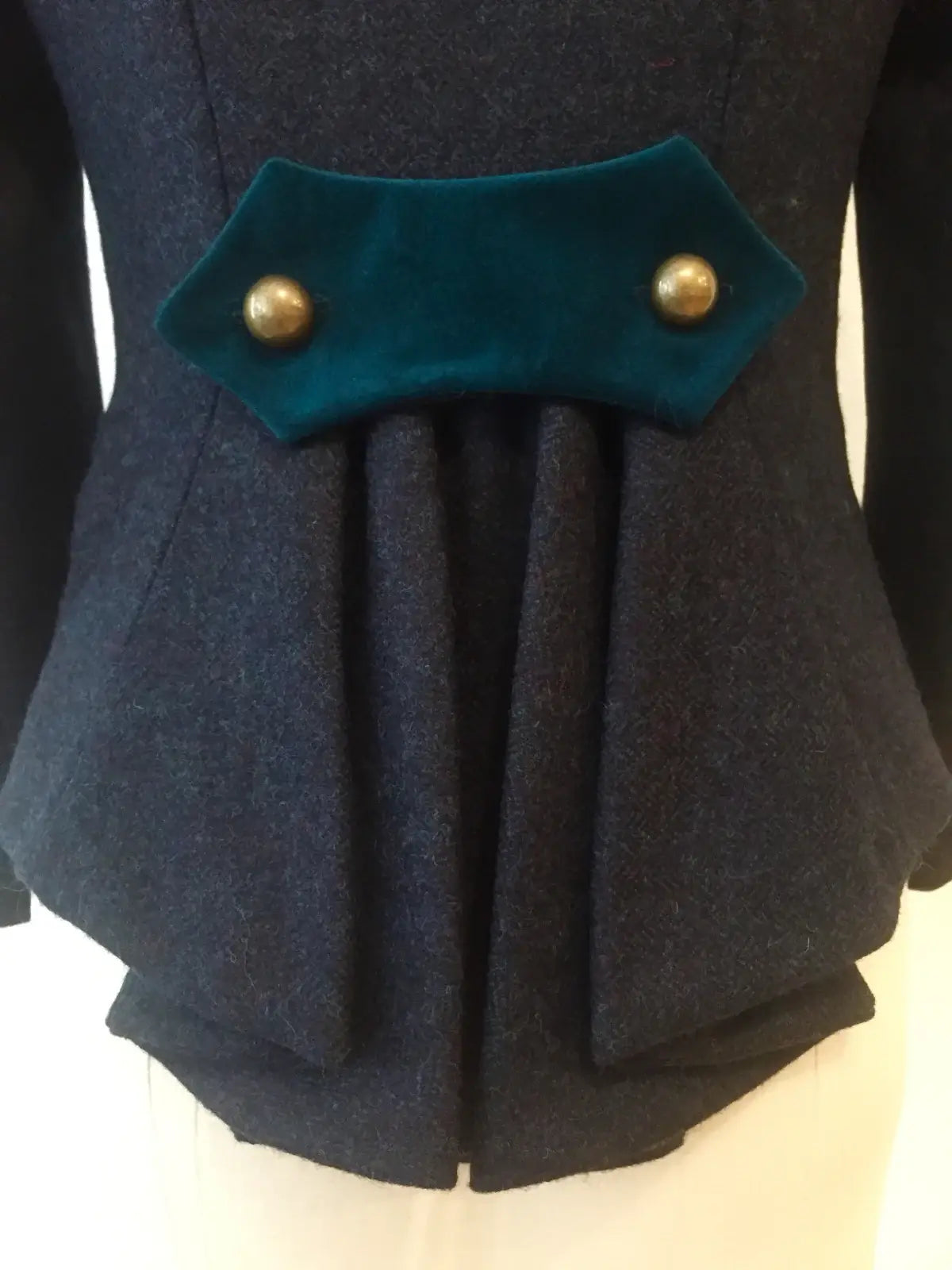Tweed- und Samtjacke Miss DuPont