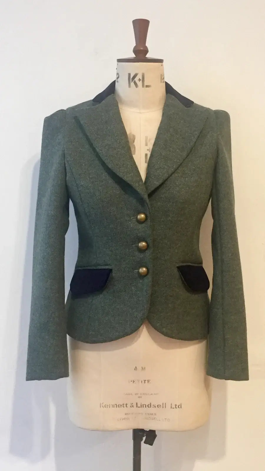Tweed- und Samtjacke Miss DuPont