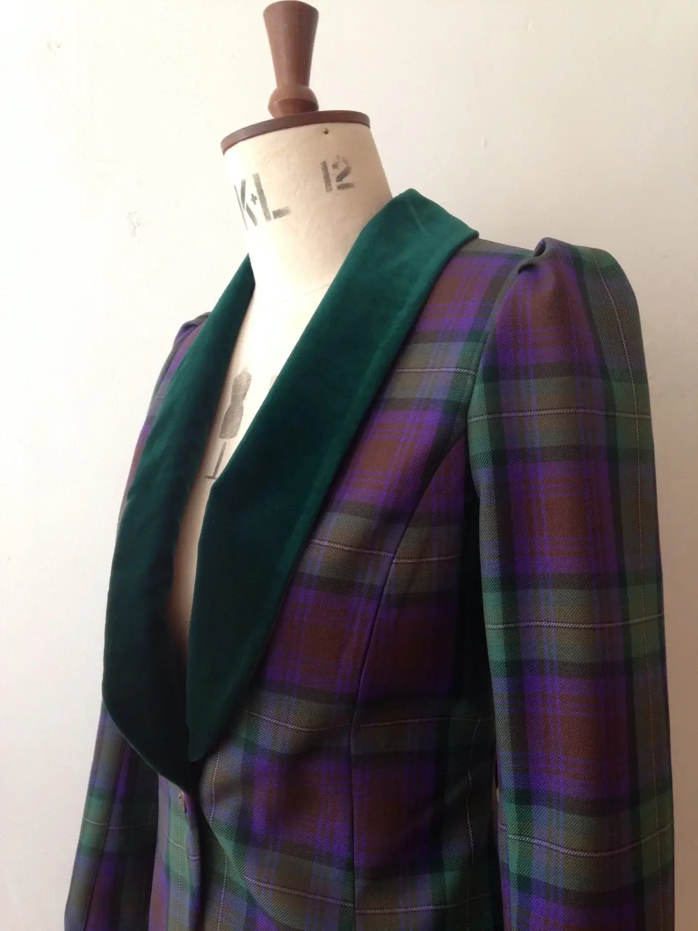 Velvet and Tartan Show Jacket