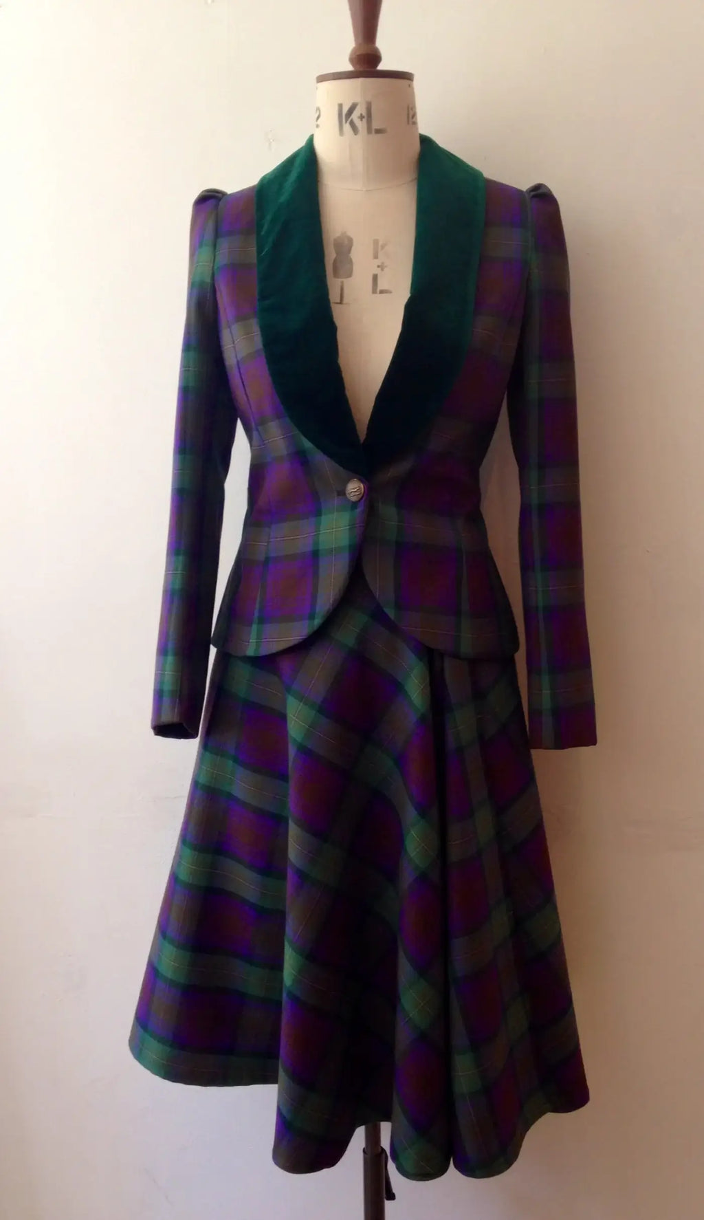 Velvet and Tartan Show Jacket