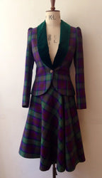 Velvet and Tartan Show Jacket