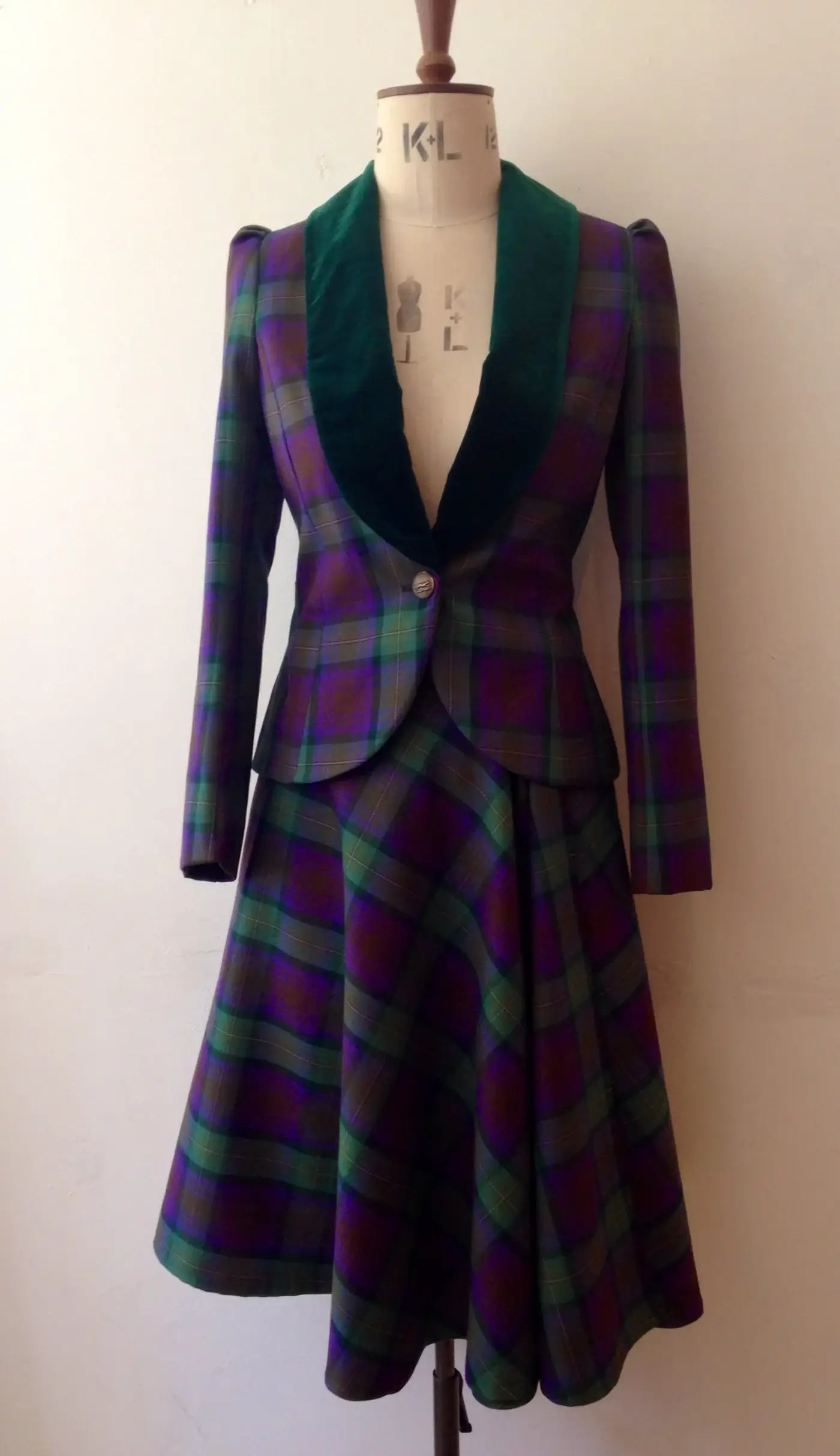 Velvet and Tartan Show Jacket